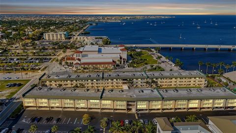 PUNTA GORDA - Prime location and iconic building of the Charlevoi condo in an age restricted (55+) complex in Punta Gorda! This condo is the perfect place to spend your winters or enjoy year-round! The 2-bedroom, 2 bathroom condo has sliding glass do...