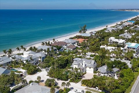 Outstanding architectural features inspire a feeling of wellness in this gated 5-bedroom beach house with 3-bedroom guest house on over 1/2 an acre of Shore Lane property. Private Deeded beach access is a mere 50 feet away. Boca Grande has long been ...