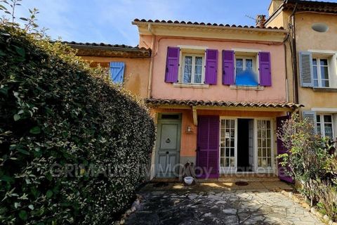 Beautiful village house consisting of a living room with open and equipped kitchen, two beautiful spacious bedrooms, a large dressing room, a laundry room, a shed and two beautiful terraces. To discover without hesitation. Features: - Air Conditionin...