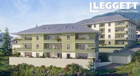 A28197MAA74 - A newbuild 2 bedroom duplex apartment for sale in the pretty town of St Gervais les Bains. The apartment benefits from extra space with the ceiling slope on the top floor. Private parking. Information about risks to which this property ...