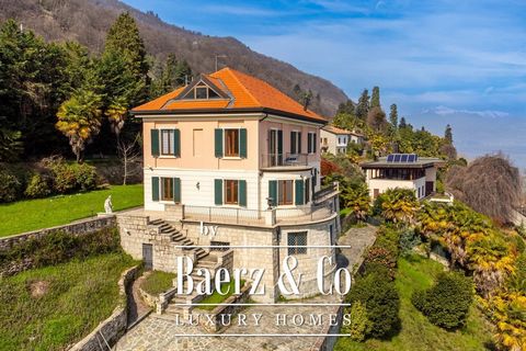 A prestigious villa for sale on the shores of the picturesque Lake Maggiore in Belgirate, it stands majestically in a 4,000-square-meter park setting. This elegant mansion offers views of Lake Maggiore, with rooms that have been meticulously detailed...
