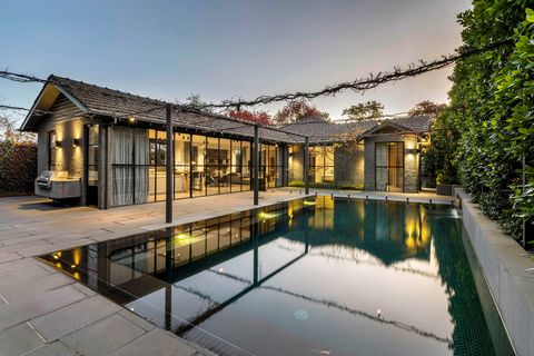 Inspect Strictly by Private Appointment Incredible Opportunity to buy one or both properties - Magnificently situated within a substantial 2,486sqm approx. landholding on 2 separate titles in one of Melbourne’s most coveted addresses, this stunning c...