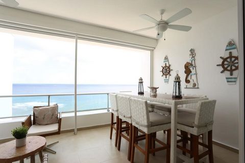 Oportunidad de Inversion! Apartamento de 2 habitaciones en primera línea de Playa  Juan Dolio. Torre 3, piso alto. Condominio Marbella  ⚪116.72 Mts ⚪Remodelado ⚪Balcón con vista al mar ⚪2 habitaciones  ⚪2 baños  ⚪Sala / comedor  ⚪Amueblado  ⚪Baños Re...