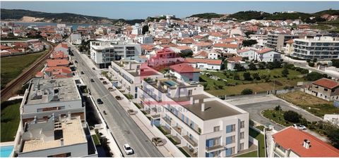 2 bedroom apartment under construction in São Martinho do Porto - Alcobaça. With good interior areas, balcony, terrace and basement with parking and storage room. Excellent location, just 600 meters from the bay of São Martinho do Porto and with pede...