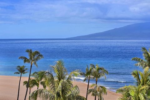 Don't miss the rare opportunity to own this unit with stunning inner-courtyard ocean views looking out to the neighboring island of Lana'i and views to the West Maui Mountains. This turnkey well-maintained fully furnished 2-bedroom, 2-bath 1,523 sq f...