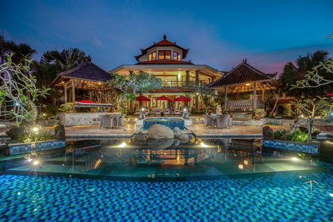This stunning freehold estate is located on the most coveted location on the Bukit Peninsula, offering unparalleled almost 200-degree views to the ocean from Java to Nusa Dua up to Sanur and the EastCoast to Karangasem and Nusa Lembongan and of the e...