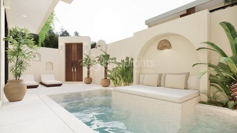 Situated in the vibrant neighborhood of Berawa, this elegant 2-bedroom villa is part of a limited collection of 11 luxury properties. The villa provides residents with exclusive access via a 5-meter-wide road, ensuring privacy while being close to Be...