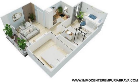 Appartements entièrement rénovés situés à Roses disponibles :Deux appartements d’une superficie de 47 m² composés d’un salon, d’une cuisine équipée, de deux chambres et d’une salle de bain au tarif de 160 000 euros chacun. Features: - Terrace