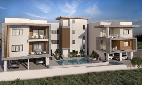 Great, luxurious apartment block located in a very convenient, well sought out area in the Paphos district. Situated within a community that has everything from medical services to schools, supermarkets, cafes, restaurants and many more. Modern desig...