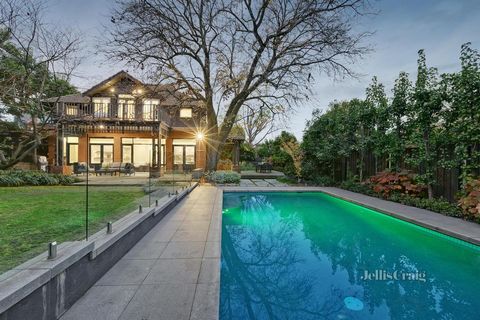Occupying a distinguished position adjacent to Hedgeley Dene, this c1915 solid brick Edwardian residence delivers extraordinary family and lifestyle appeal amongst exquisite landscaped surroundings on 1,263sqm approx. Designed by Erin Green of Nature...
