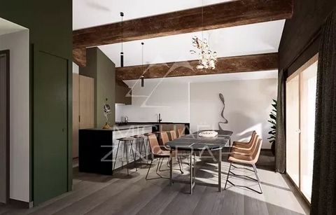 Michaël Zingraf Real Estate Megève bietet Ihnen diese Wohnung T4 von 75,76 m2 (Loi Carrez) an. Sie besteht aus einem Eingangsbereich, der zu einem sehr schönen Wohnraum führt, der sich zu einem ersten Balkon öffnet und mit einer offenen Küche ausgest...