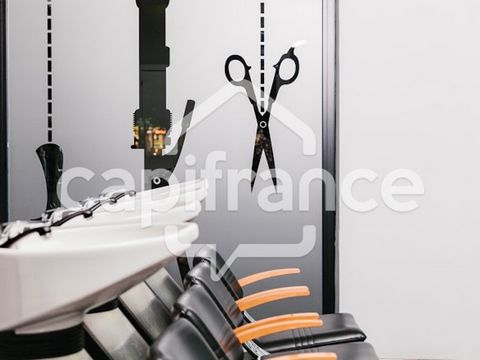 Fonds de commerce salon de coiffure à vendre LYON 6EME (69), emplacement N°1, salon de coiffure en angle de 84m2