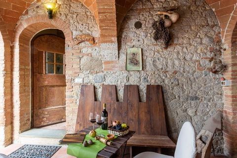 This cozy 1-bedroom farmhouse is located in Ville di Corsano. Ideal for couples, guests can relax in the garden as they soak some sun here. Forest can be easily walked to where you can explore the wilderness. Town Centre and Restaurants can be easily...