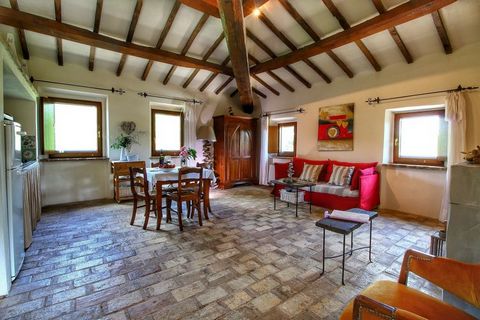 A getaway to beautiful Tevere valley located in Umbertide. This farmhouse comes with a shed swimming pool, table tennis, and barbecue and is near to the forest. It is ideal for a family with kids and is recently renovated. You can enjoy stunning view...