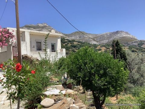 In the settlement of Moni Naxos, a traditional house of 117 m2 is available for sale. The ground floor consists of a bedroom, a bathroom, a kitchen and a living room. The floor of consists of 2 bedrooms, a bathroom, a kitchen and a living room. The h...