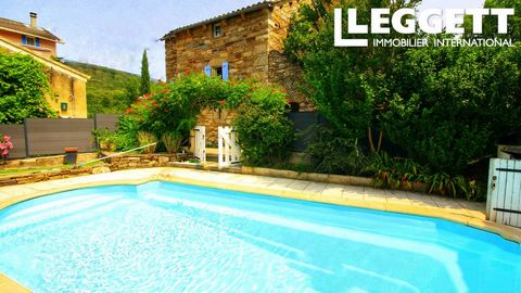 A22430FV34 - In the charming commune of Prémian, in the Hérault hinterland, in the heart of the Parc du Haut Languedoc, between the sea and the mountains, you'll find this heavenly house! Built of stone, it is a veritable page of history, with parts ...