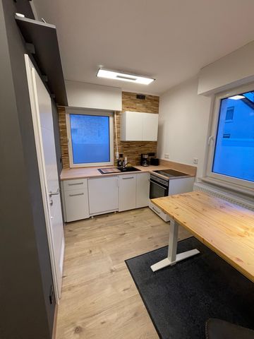 Small, compact apartment, fully equipped with a workplace