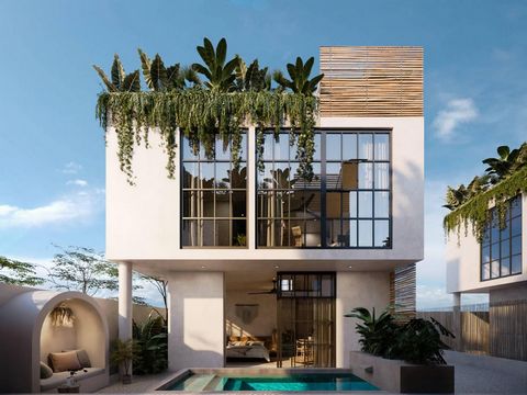 Mane Residencial de Lujo invites you to discover a luxury retreat in the heart of Tulum a captivating boutique development located in the serene Holistika area. This architectural gem fuses the elegance of contemporary Mexican architecture with Medit...