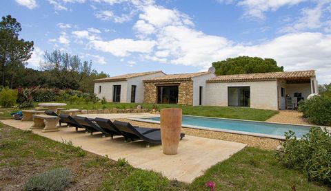 Suze la Rousse sector, villa on 2 levels including a basement making the entire surface of the living part. On one level, it includes a pleasant and spacious living room, equipped kitchen with pantry opening onto a covered terrace. 3 bedrooms includi...
