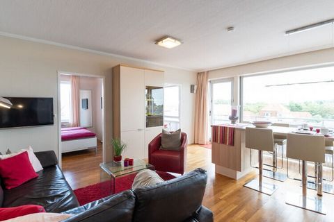 Bright and modern apartment, right in the village, with a wonderful view over the whole of Wangerooge.