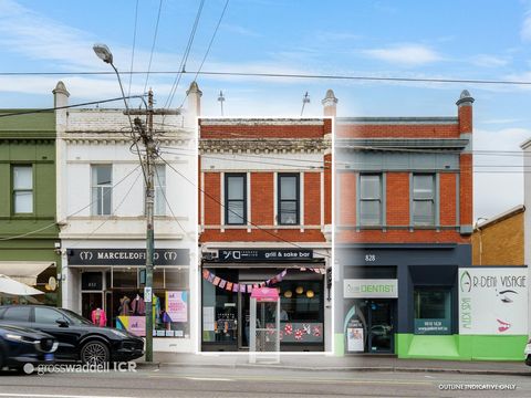 Gross Waddell ICR is pleased to offer for sale 830 Glenferrie Road, Hawthorn - leased to a Hawthorn institution, Izakaya Jiro, the property is located within the bustling Glenferrie Road retail shopping strip. Property highlights include: • Prominent...