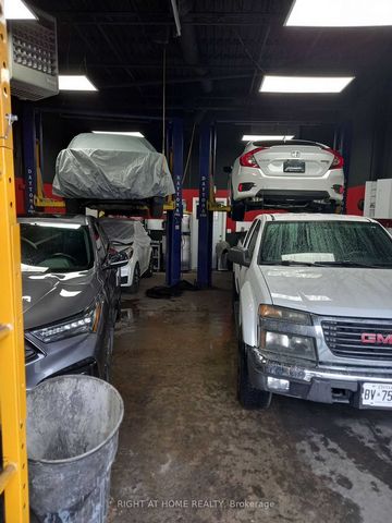 Great Opportunity Near Bayview & Highway 7 , Turn Key Mechanic Shop In Hart Of Markham , Great Location , Super Clean Shop , Fully Renovated Top to Bottom , Rest Room with Shower , Washroom , Space for Washer & Dryer as well ( It's like Bachelor Apar...