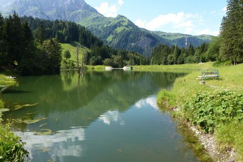 This feel-good apartment is located on a wonderfully quiet property in Tröpolach, within walking distance of the Nassfeld gondola. Families and friends can spend a wonderful holiday in Carinthia here and soak up the sun and relax in the communal gard...