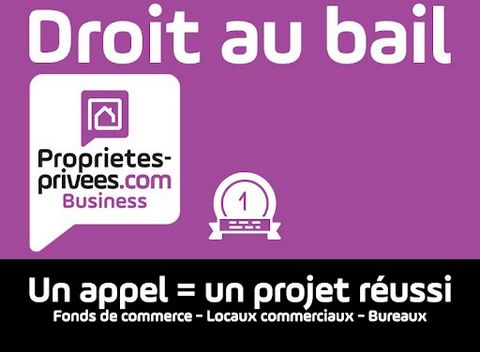 33 Talence, Josyane Pitrau vous propose le droit au bail de ce local commercial de 34 m² et sa réserve en R1. Ce local est bien situé géographiquement dans un secteur commerçants, proche des transports et des boulevards. Autorisation pour toutes acti...