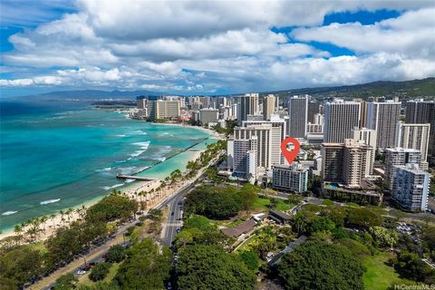 Enjoy the best of Waikiki right at your doorstep, with pristine beaches, renowned surf spots, and upscale dining and shopping options just moments away.Unlock the potential of this legally permitted short-term rental, offering an extraordinary 'Condo...