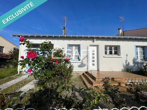 Situated on a plot of 591 m2, charming house to renovate of approx. 66 m2 comprising an entrance hall, kitchen, utility room, lounge/living room, 2 bedrooms, shower room, wc with window, garage, large garden and large cellar. Some work is required, b...