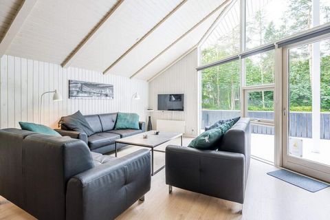Large and nice bright cottage located in quiet surroundings in Jegum Ferieland. The lovely cottage is kept in bright colors continuously modernized. The house contains a large kitchen / living room and living room in open connection, so you are toget...