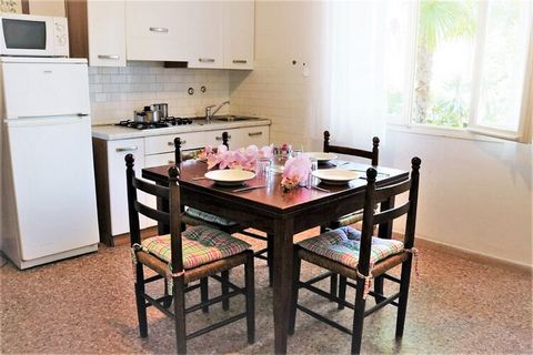 Stay in this nice looking apartment with your family for a peaceful vacation. There is a private terrace overlooking the natural green surroundings, a perfect spot for starting your morning routine. The apartment is close to the sea beach, only 300 m...