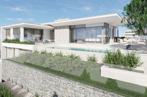 The island of Krk, Njivice, new, modern, luxurious villa surface area 288 m2 for sale, with panoramic sea view. The villa consists of basement with separate one-room apartment of 32 m2, wellness area, storage rooms and an exit to the garage, and the ...