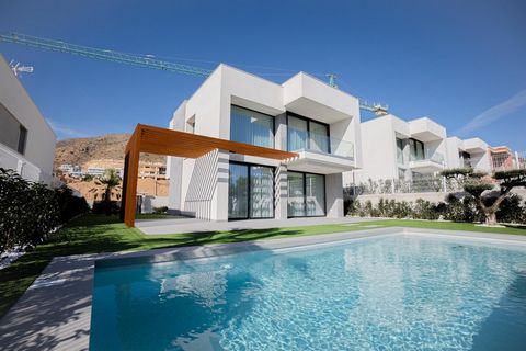 These luxury villas are located in a quiet residential area at the foot of the mountain in Finestrat and only 10 minutes from the beach, in the Costa Blanca. These villas stand out not only for its design but also for its functionality, luminosity, s...