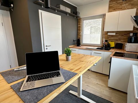 Small apartment with 1 bedroom and workspace