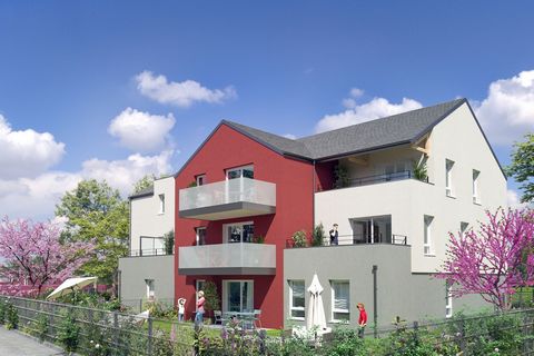 WITTELSHEIM: Angenehmes 3p im Dachgeschoss in ruhiger Lage. Es besteht aus Eingang mit Schrank, Wohnzimmer von 25,66 m2 mit Zugang zu einer Terrasse von 8,86 m2, 2 Schlafzimmern von 11,25 und 11,45 m2, Badezimmer mit Waschtisch und Badewanne, separat...