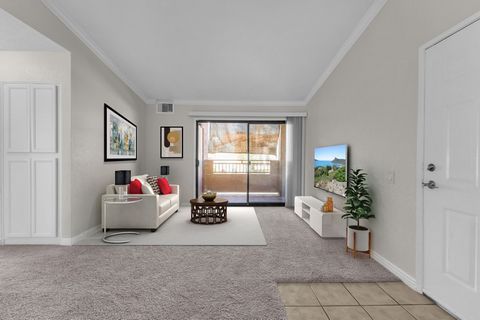 Welcome to Saddleback! This bright and updated upstairs condo is move-in ready and perfect for comfortable living. Freshly painted with brand-new carpet and a new bathtub, it feels clean and refreshed throughout. Enjoy the airy high ceilings in the l...