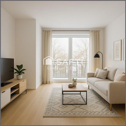 Quartier Bourgeonnière, lumineux appartement avec balcon