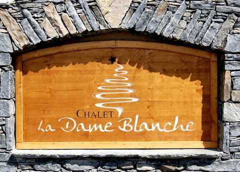 La Dame Blanche Chalet, Les Menuires, Alps, France comprises of 13 apartments built in an unusual traditional and modern style. It is extremely comfortable and was built in a mountain style with woodwork, noble materials and modern furniture. For gue...