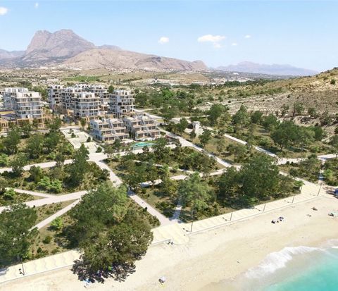 Just 4 exceptional apartments front line to the sea in the sought after and unique town of Villajoyosa. These 3 bedroom exquisite homes offer spacious accommodation throughout with luxurious kitchen with all built-in appliances, Aerothermic Air condi...