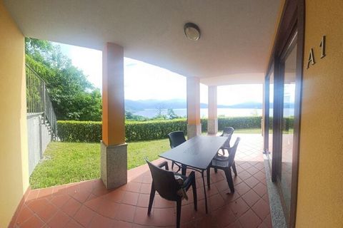 This delightful apartment on Lake Maggiore features a wonderful private garden, a communal swimming pool and a magnificent view of the lake. It is very suitable for vacations with your partner or family. Although it’s in the middle of nature but it i...