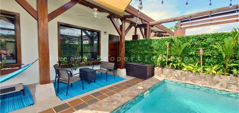 Pedasi Panama - Two Bedroom Move-in Ready Town House - INCOME PROPERTY!! USD 199,000 Perfect for a rental unit for income generation, complete with a Swimming POOL!!! Modern design, nice finishes, close to town and beaches, all appliances, furniture,...