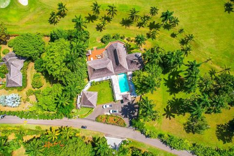 LINGER LONGER...the name says it all! This charming 3 bedroom Villa at The Tryall Club sits on the edge of the 13th fairway with beautiful views that meander through coconut trees onto the greens of the 18 hole championship golf course. One enters th...