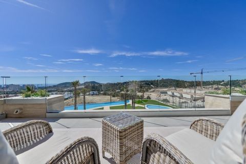 NEW BUILD LUXURY RESIDENTIAL COMPLEX WITH SEA VIEWS IN FINESTRAT New Build Luxury residential complex of bungalow apartments, duplexes and penthouses in Finestrat. Beautiful apartments has 3 bedrooms 2 bathrooms, open plan kitchen with the lounge are...