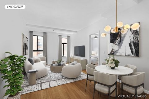 Welcome to 303 Mercer Street, Apartment A406, a quintessential Greenwich Village loft with soaring 10 foot ceilings offering a welcome respite from a bustling city. Renovated to perfection, this spacious 1 bedroom/1 bathroom home lends itself to grac...