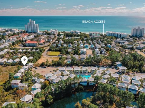 Welcome to your dream coastal getaway in the heart of Seagrove Beach! This cozy 2-bedroom, 2.5-bath home is nestled just steps away from the iconic Hwy 30A and beach access. Seagrove Beach is renowned for its desirability and unique coastal charm, an...