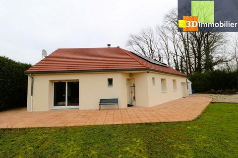 Sector Chaumergy, sell very pleasant recent house (2007) of 6 rooms, 110m ², swimming pool, small pond, on 4100m ² of land in the countryside. Entirely on one level, this recent house will be able to please you, it is composed of an entrance, giving ...