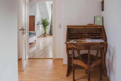 Visit us in the Spreewald in our newly furnished apartment. You live on the attic of a two -family house. Up to 8 people find space in 3 bedrooms on approx. 120 m². A living room and a kitchen with dining area complete this large apartment. All rooms...