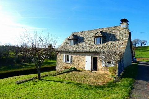 Cassaniouze sector, on 960 M2 of enclosed and wooded land, beautiful RENOVATED Auvergne stone house comprising 1 living room with inglenook fireplace and STOVE, 1 equipped kitchen, 2 bedrooms, 1 shower room, 2 toilets, 1 cellar, 1 garden shed with ga...