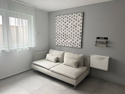 This brand new studio apartment is fully equipped and offers everything you need for a short or longer stay in Karlsruhe. It is located in a quiet location in the basement of a newly built house from 2023 in Karlsruhe-Knielingen. The accommodation is...